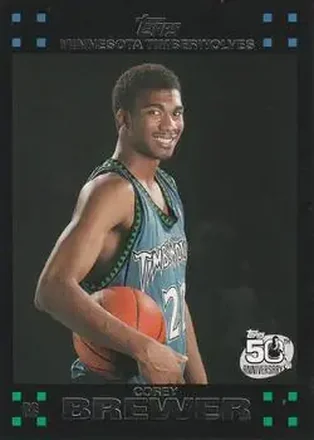 2007-08 Topps #117 - Corey Brewer - Minnesota Timberwolves