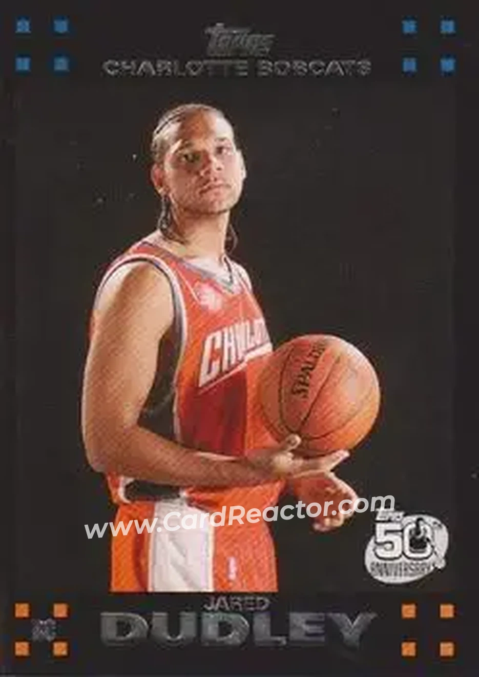 2007-08 Topps #132 - Jared Dudley - Charlotte Bobcats - Front 2007-08 Topps #132 - Jared Dudley - Charlotte Bobcats - Front