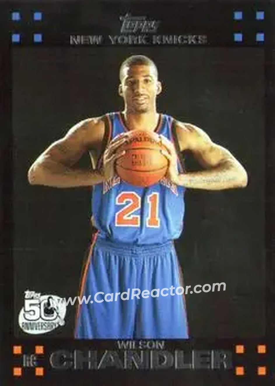 2007-08 Topps #133 - Wilson Chandler - New York Knicks - Front
