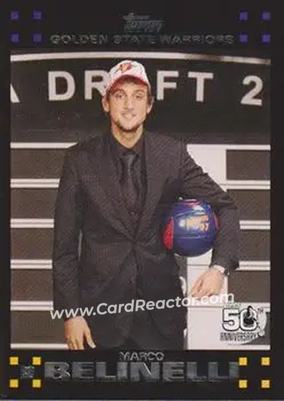 2007-08 Topps #128 - Marco Belinelli - Golden State Warriors - Front