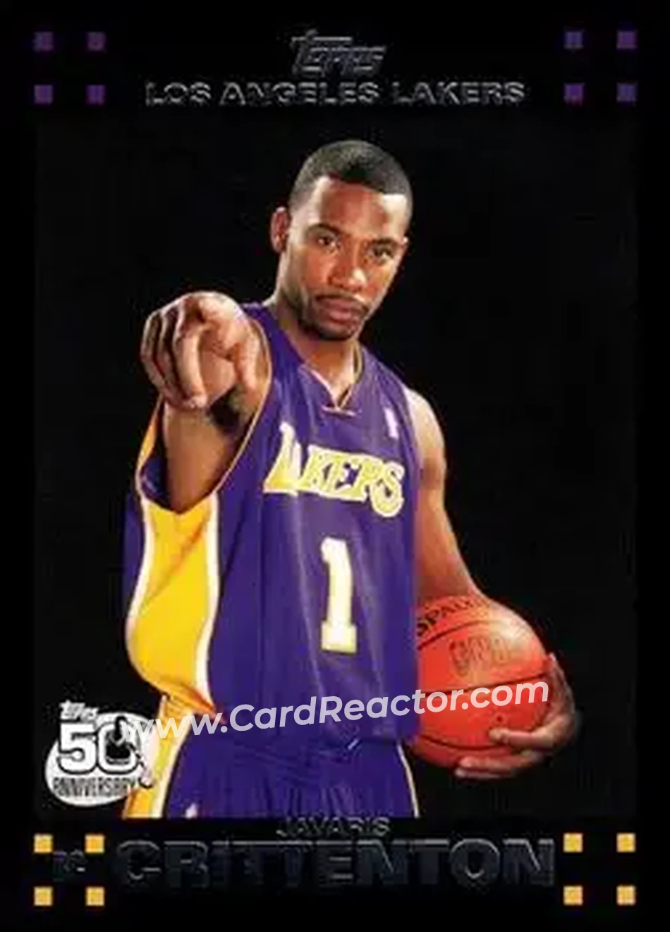 2007-08 Topps #129 - Javaris Crittenton - Los Angeles Lakers - Front