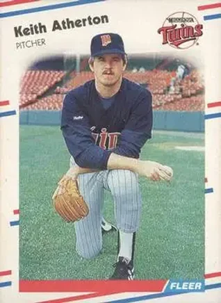 1988 Fleer #1 - Keith Atherton - Minnesota Twins 1988 Fleer #1 - Keith Atherton - Minnesota Twins
