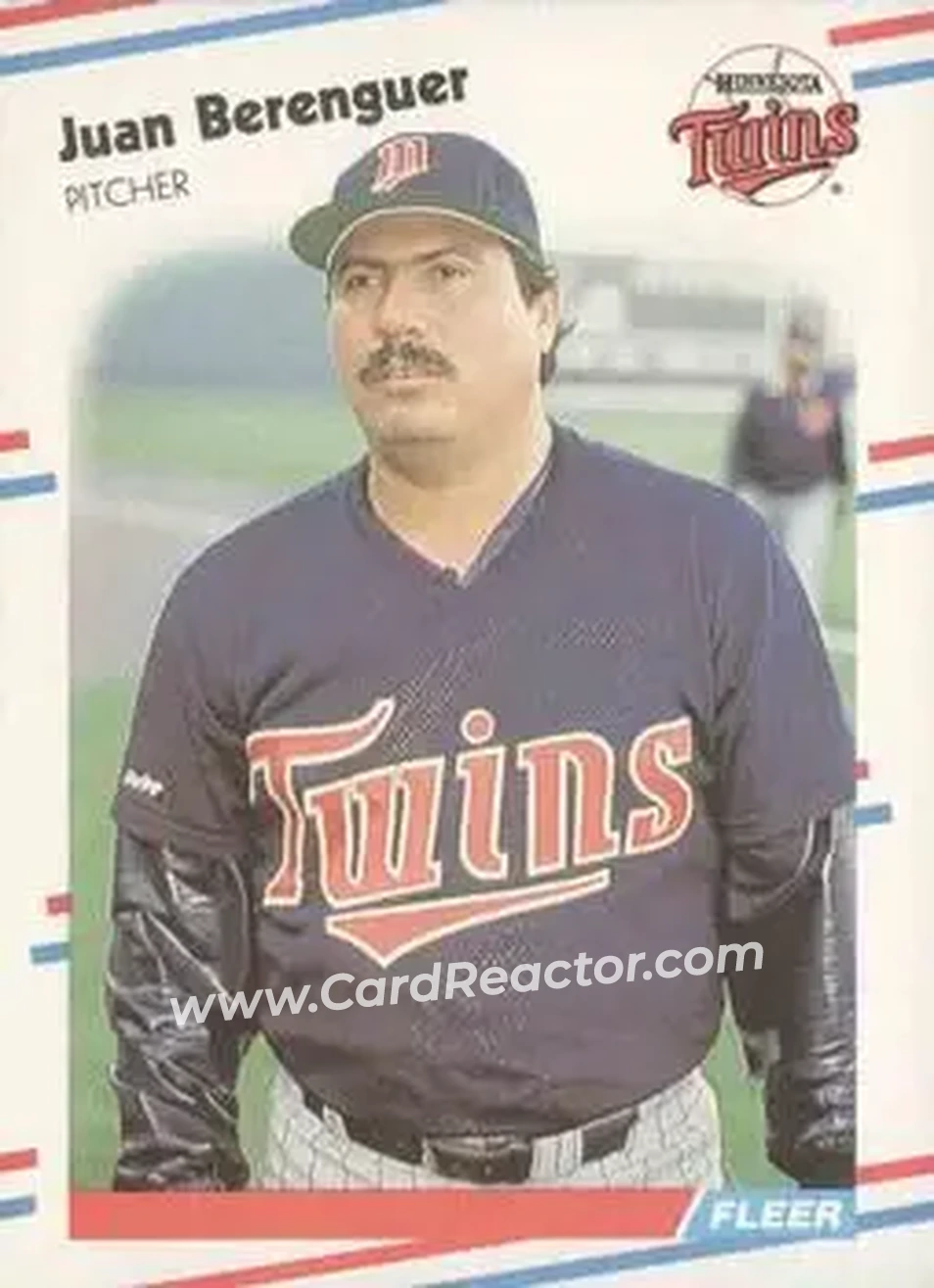 1988 Fleer #3 - Juan Berenguer - Minnesota Twins - Front 1988 Fleer #3 - Juan Berenguer - Minnesota Twins - Front