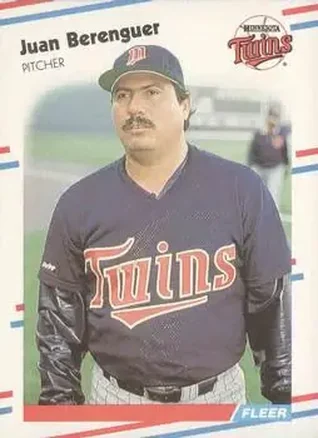1988 Fleer #3 - Juan Berenguer - Minnesota Twins 1988 Fleer #3 - Juan Berenguer - Minnesota Twins