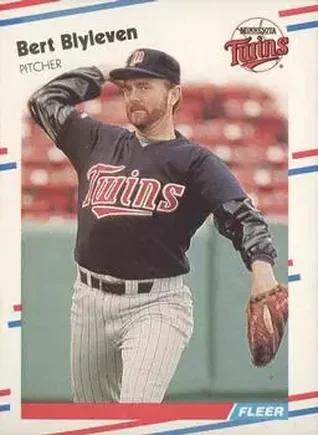 1988 Fleer #4 - Bert Blyleven - Minnesota Twins 1988 Fleer #4 - Bert Blyleven - Minnesota Twins