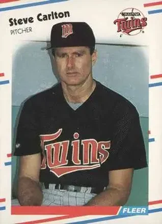 1988 Fleer #7 - Steve Carlton - Minnesota Twins 1988 Fleer #7 - Steve Carlton - Minnesota Twins