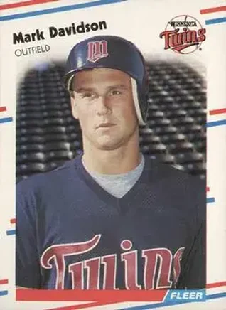 1988 Fleer #8 - Mark Davidson - Minnesota Twins 1988 Fleer #8 - Mark Davidson - Minnesota Twins