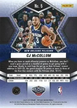 Back of CJ McCollum