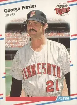 1988 Fleer #9 - George Frazier - Minnesota Twins 1988 Fleer #9 - George Frazier - Minnesota Twins