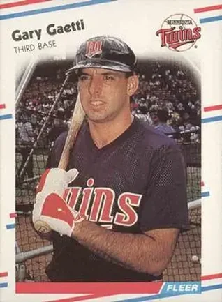 1988 Fleer #10 - Gary Gaetti - Minnesota Twins 1988 Fleer #10 - Gary Gaetti - Minnesota Twins