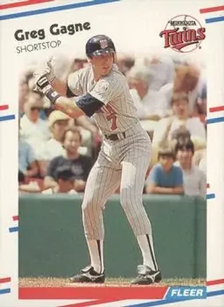 1988 Fleer #11 - Greg Gagne - Minnesota Twins 1988 Fleer #11 - Greg Gagne - Minnesota Twins