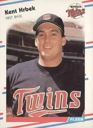 1988 Fleer #13 - Kent Hrbek - Minnesota Twins 1988 Fleer #13 - Kent Hrbek - Minnesota Twins