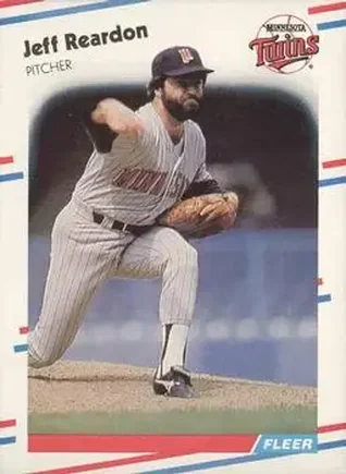 1988 Fleer #20 Jeff Reardon