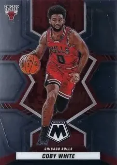 2021-22 Panini Mosaic #7 - Coby White - Chicago Bulls