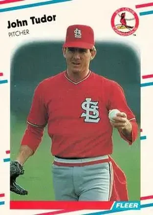 1988 Fleer #48 - John Tudor - St. Louis Cardinals