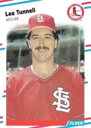1988 Fleer #49 - Lee Tunnell - St. Louis Cardinals 1988 Fleer #49 - Lee Tunnell - St. Louis Cardinals