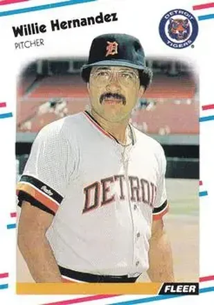 1988 Fleer #58 - Willie Hernandez - Detroit Tigers
