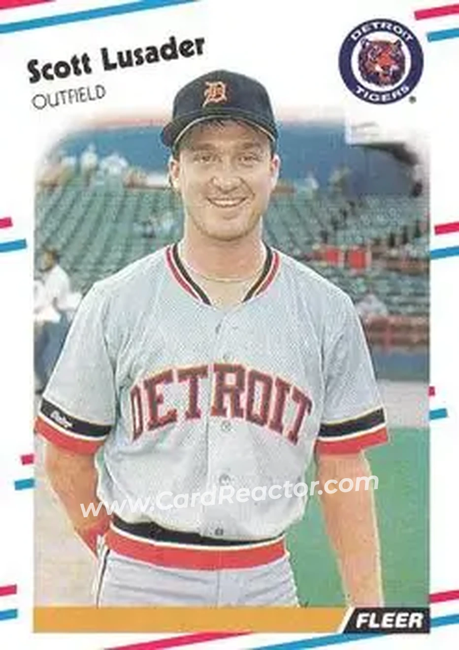 1988 Fleer #62 - Scott Lusader - Detroit Tigers - Front