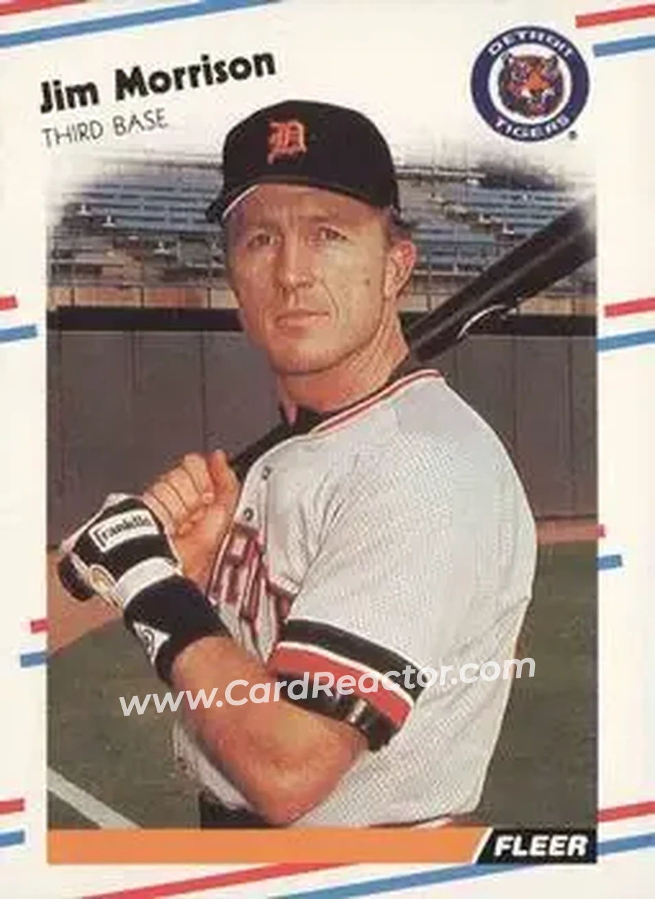 1988 Fleer #65 - Jim Morrison - Detroit Tigers - Front 1988 Fleer #65 - Jim Morrison - Detroit Tigers - Front
