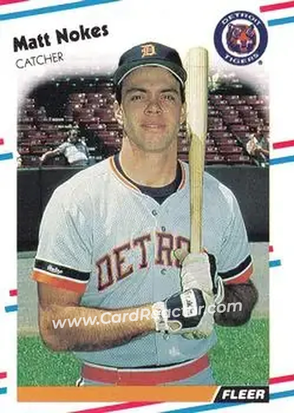 1988 Fleer #66 - Matt Nokes - Detroit Tigers - Front
