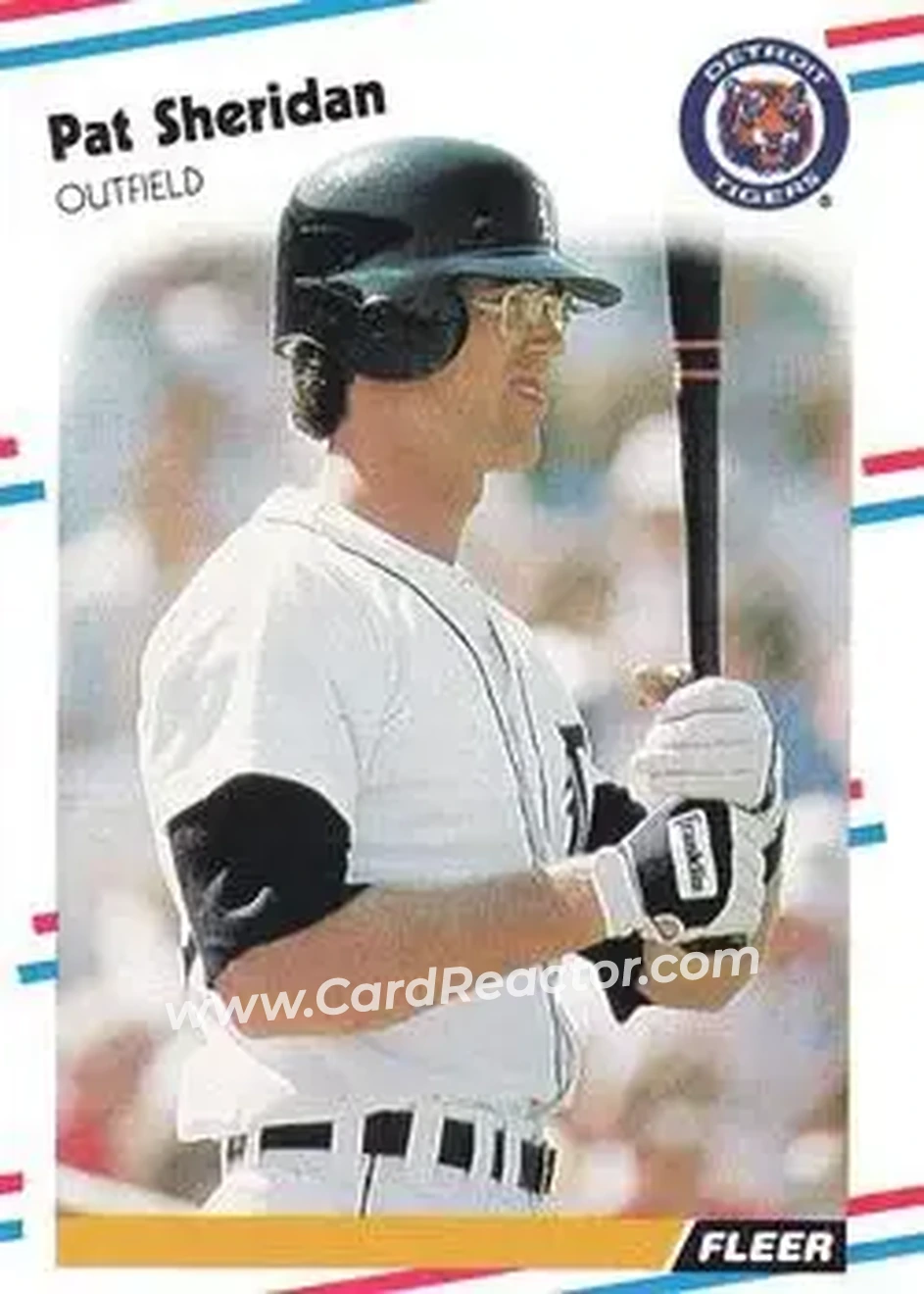 1988 Fleer #69 - Pat Sheridan - Detroit Tigers - Front