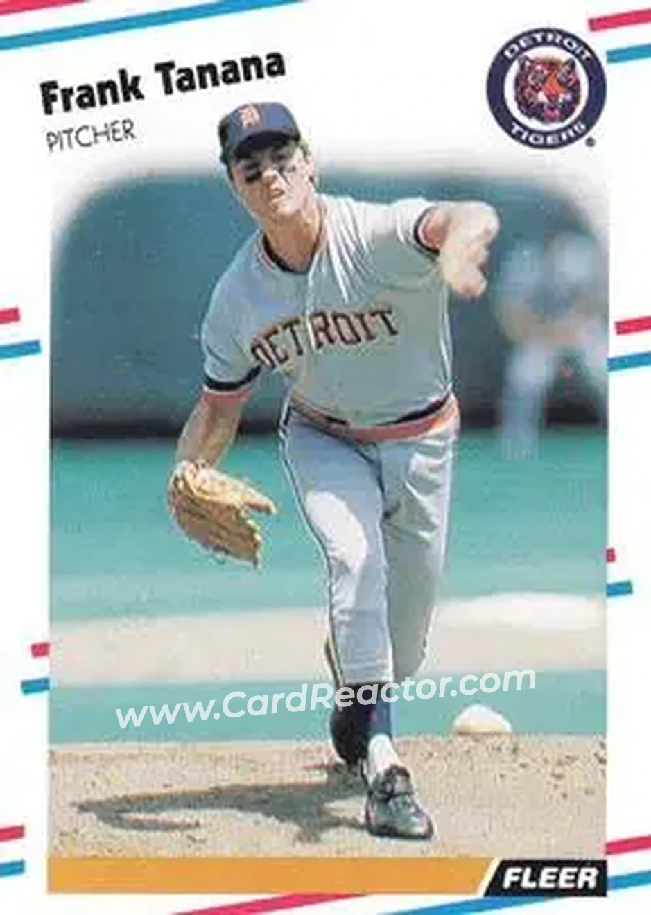 1988 Fleer #71 - Frank Tanana - Detroit Tigers - Front
