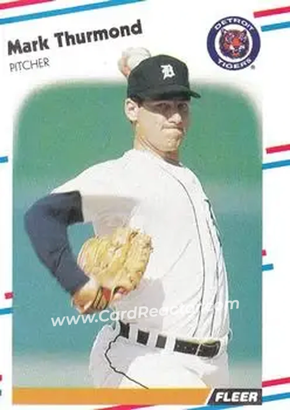 1988 Fleer #73 - Mark Thurmond - Detroit Tigers - Front