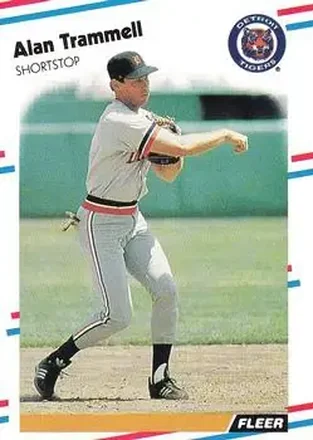 1988 Fleer #74 Alan Trammell