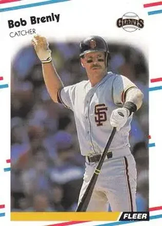 1988 Fleer #77 - Bob Brenly - San Francisco Giants