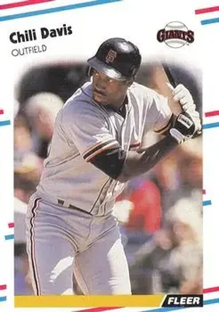 1988 Fleer #79 - Chili Davis - San Francisco Giants