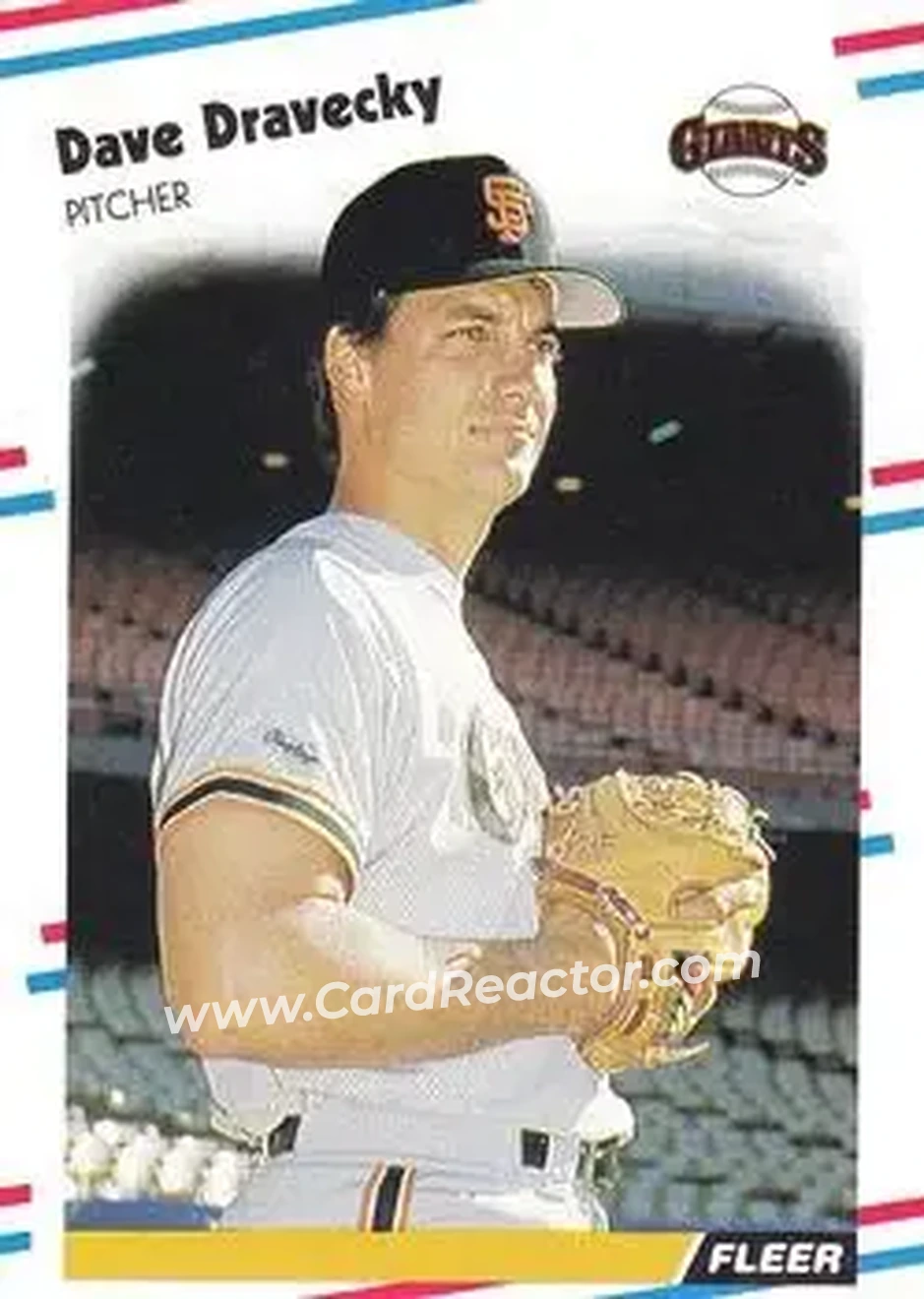 1988 Fleer #81 - Dave Dravecky - San Francisco Giants - Front
