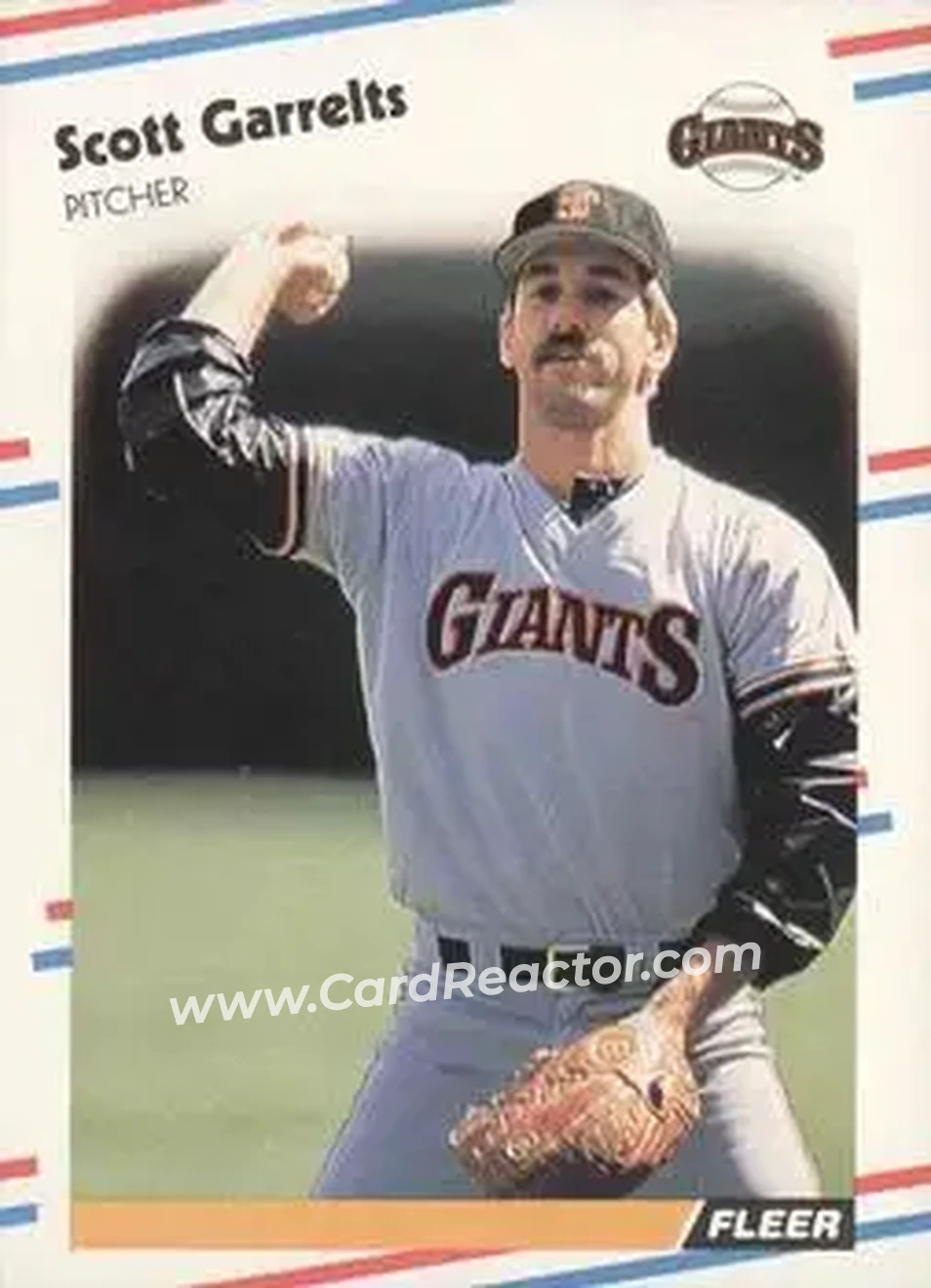 1988 Fleer #82 - Scott Garrelts - San Francisco Giants - Front