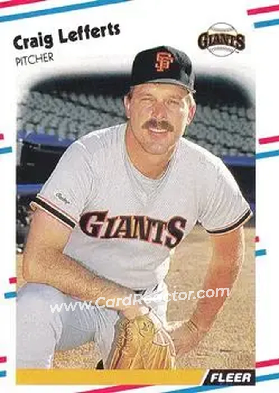 1988 Fleer #87 - Craig Lefferts - San Francisco Giants - Front