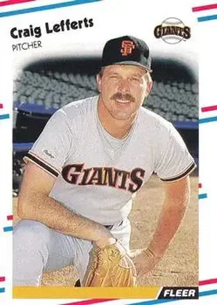 1988 Fleer #87 - Craig Lefferts - San Francisco Giants