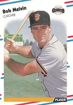 1988 Fleer #91 - Bob Melvin - San Francisco Giants 1988 Fleer #91 - Bob Melvin - San Francisco Giants