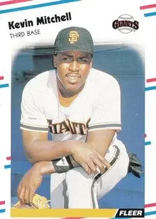1988 Fleer #92 - Kevin Mitchell - San Francisco Giants 1988 Fleer #92 - Kevin Mitchell - San Francisco Giants