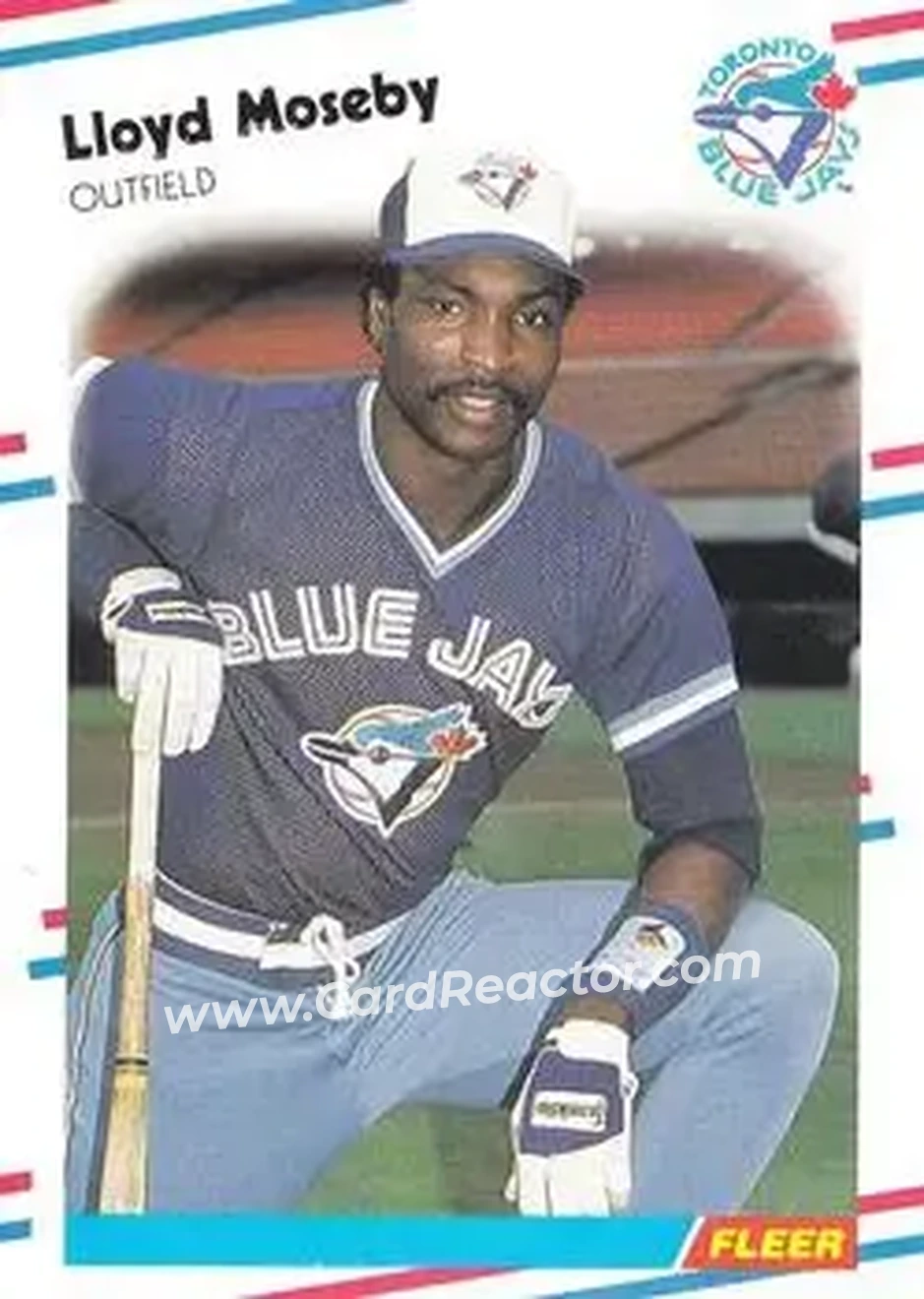 1988 Fleer #119 - Lloyd Moseby - Toronto Blue Jays - Front