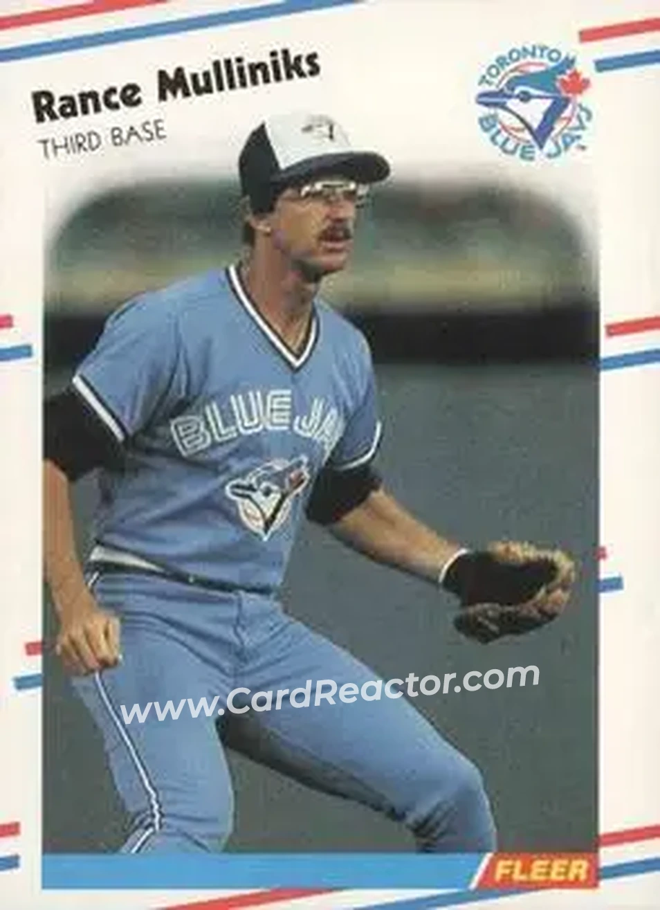 1988 Fleer #120 - Rance Mulliniks - Toronto Blue Jays - Front