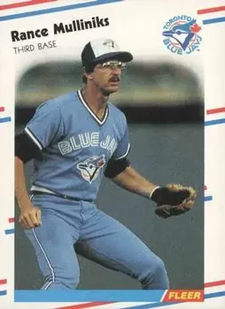 1988 Fleer #120 - Rance Mulliniks - Toronto Blue Jays 1988 Fleer #120 - Rance Mulliniks - Toronto Blue Jays