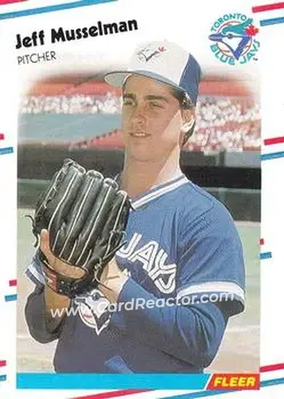 1988 Fleer #121 - Jeff Musselman - Toronto Blue Jays - Front