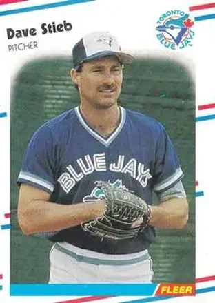 1988 Fleer #123 - Dave Stieb - Toronto Blue Jays