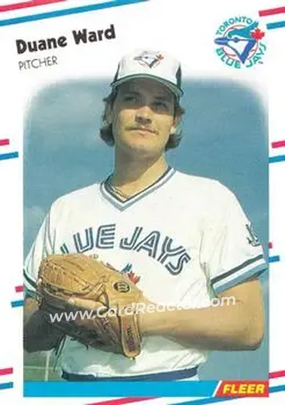 1988 Fleer #125 - Duane Ward - Toronto Blue Jays - Front