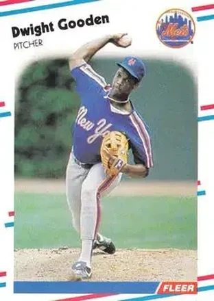 1988 Fleer #135 - Dwight Gooden - New York Mets
