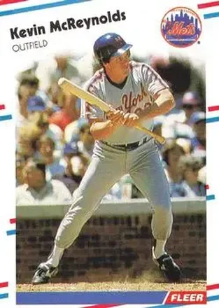 1988 Fleer #143 - Kevin McReynolds - New York Mets 1988 Fleer #143 - Kevin McReynolds - New York Mets