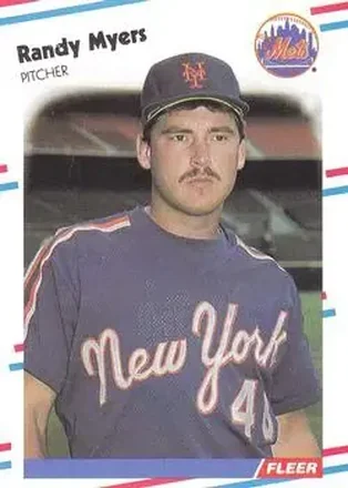 1988 Fleer #146 - Randy Myers - New York Mets