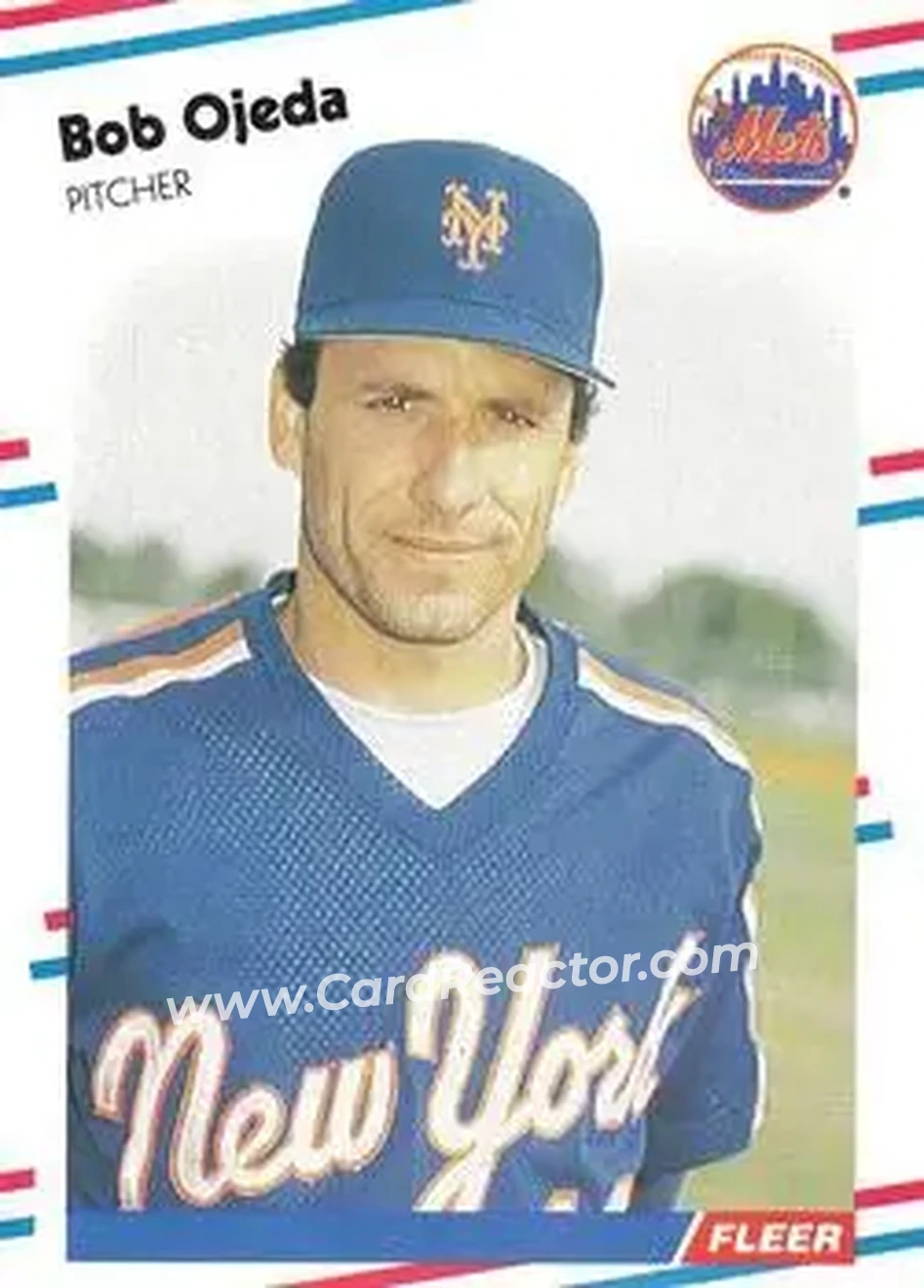 1988 Fleer #147 - Bob Ojeda - New York Mets - Front 1988 Fleer #147 - Bob Ojeda - New York Mets - Front