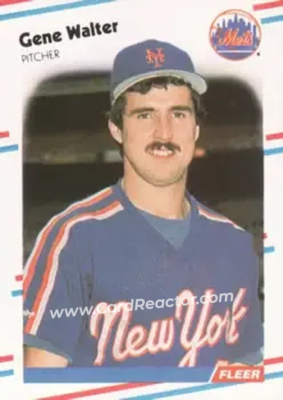 1988 Fleer #153 - Gene Walter - New York Mets - Front