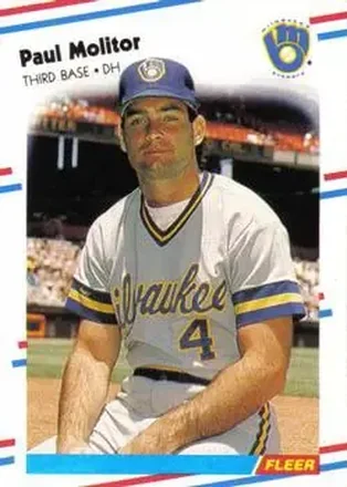 1988 Fleer #169 Paul Molitor