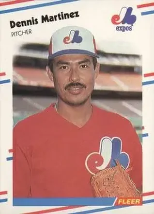 1988 Fleer #188 - Denny Martinez - Montreal Expos