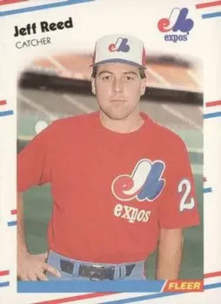 1988 Fleer #194 - Jeff Reed - Montreal Expos